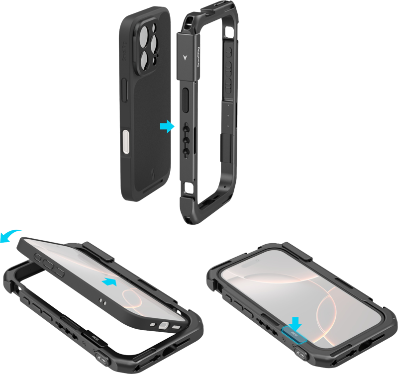 800q-02_129785 SmallRig 4827 Mobile Video Cage Flagship Edition for iPhone 16 Pro Max