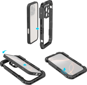 800q-02_129788 SmallRig 5008 Mobile Video Cage Basic Edition for iPhone 16 Pro