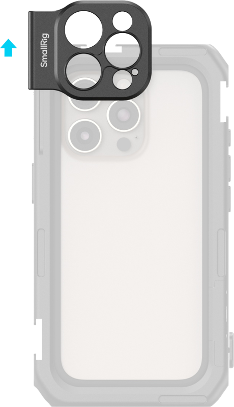 800q-02_129791 SmallRig 5009 Lens Backplate for iPhone 16 Series Cage 17mm Threaded