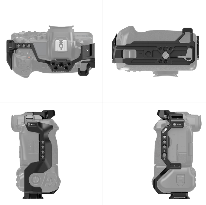 800q-03_118099 SmallRig 3464 Cage for Canon EOS R5 / R6 / R5C / R6 Mark II with BG-R10 Battery Grip