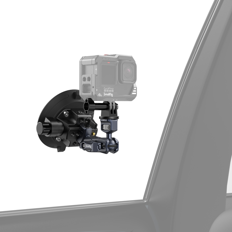 800q-03_124287 SmallRig 4236 4" Suction Cup Camera Mounting Support Kit for Vehicle Shooting