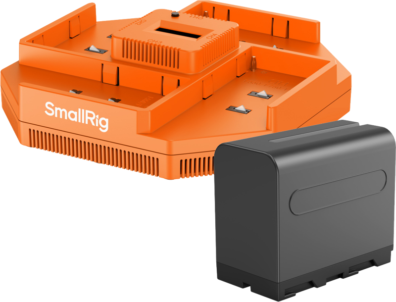 800q-03_129132 SmallRig 4834 4-Channel Camera Battery Charger + NP-F970 Battery Kit