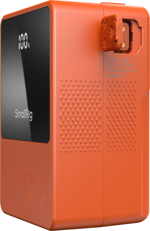 800q-03_129140 SmallRig 4929 V-Mount Battery Mini VB99 (Orange)