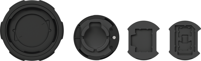 800q-03_129685 PolarPro Defender Pro Lens Cap Medium (70-80mm) - Forest