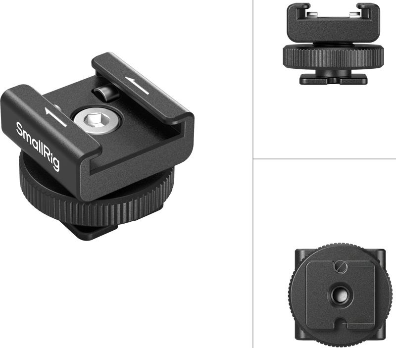 800q-03_129805 SmallRig 4822 Wireless Microphone Support with Cold Shoe Mount