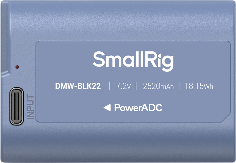 800q-03_129922 SmallRig 4906 USB-C Rechargeable Camera Battery DMW-BLK22