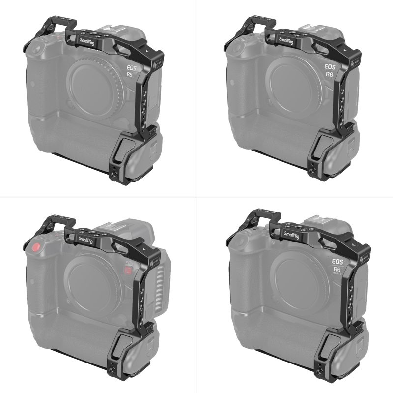 800q-04_118099 SmallRig 3464 Cage for Canon EOS R5 / R6 / R5C / R6 Mark II with BG-R10 Battery Grip