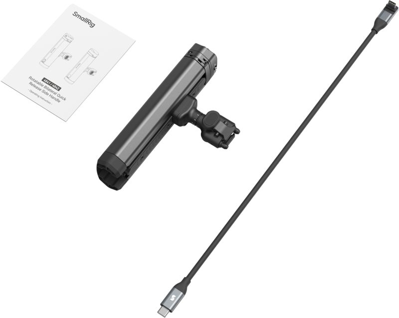 800q-04_129285 SmallRig 4841 Rotatable Bilateral Quick Release Side Handle with Wireless Control/M.2 SSD Enclosure
