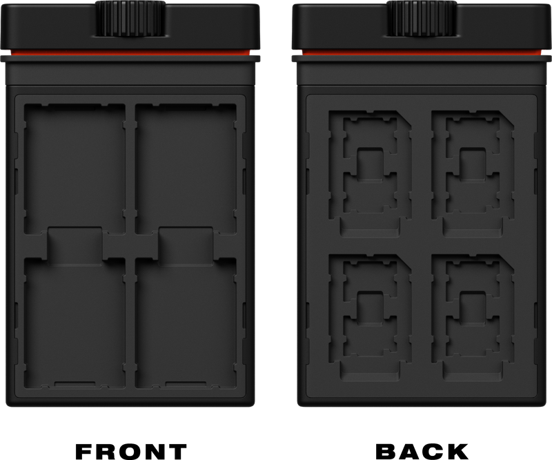 800q-04_129715 PolarPro Memory Card Case Slate CFEB Edition II Desert