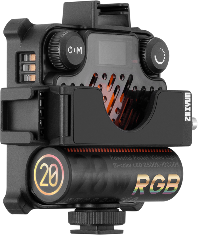 800q-05_126623 Zhiyun Led Fiveray M20C (RGB) Combo Pocket Light