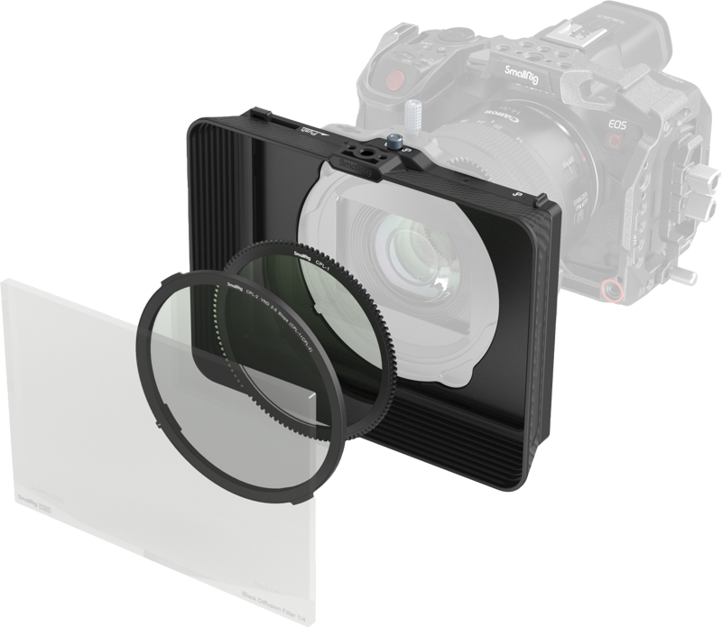 800q-05_128849 SmallRig 4411 Matte Box with Adjustable Clamp and VND Kit