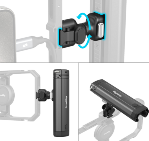 800q-05_129285 SmallRig 4841 Rotatable Bilateral Quick Release Side Handle with Wireless Control/M.2 SSD Enclosure