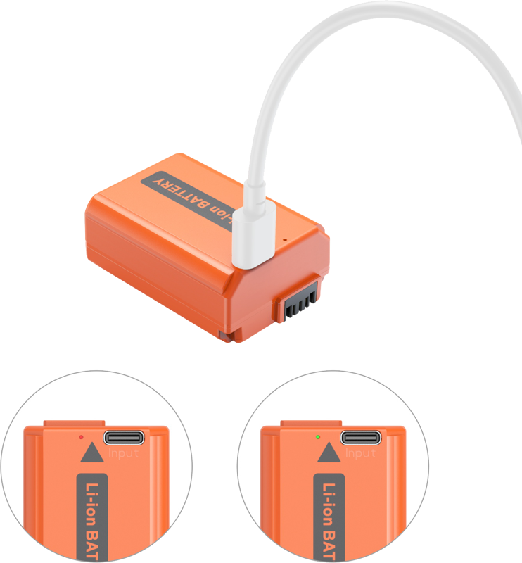 800q-05_129794 SmallRig 4965 USB-C Rechargeable Camera Battery NP-FW50