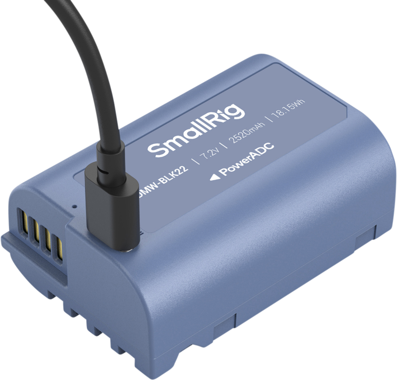 800q-05_129922 SmallRig 4906 USB-C Rechargeable Camera Battery DMW-BLK22
