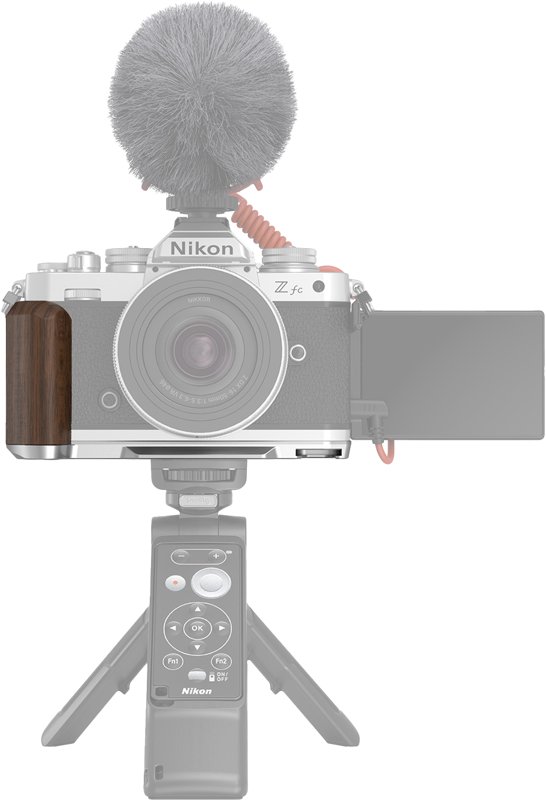 800q-05_129956 SmallRig 4803 Wooden L-Shape Grip for Nikon Z fc Silver