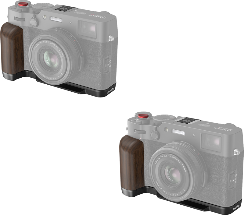 800q-05_129958 SmallRig 4805 Wooden L-Shape Grip for Fujifilm X100VI / X100V - Black