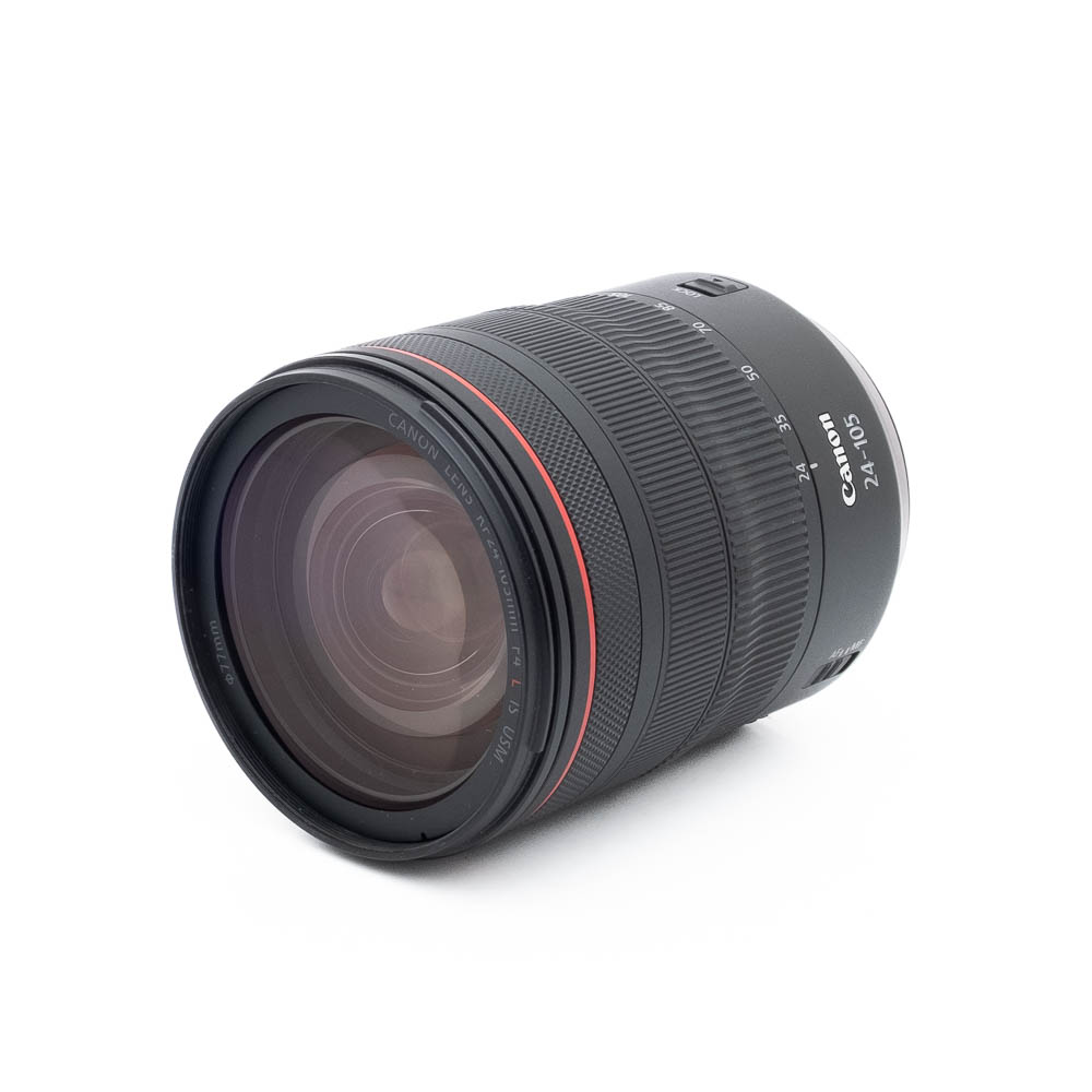 Canon RF 24-105mm f/4 L IS USM (Kunto K5, sis.ALV25,5%, takuu 6kk) - Käytetty