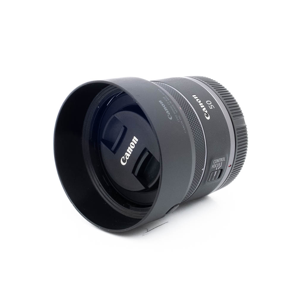 Canon RF 50mm f18 STM-3-2 Canon RF 50mm f/1.8 STM (takuu 12kk) - Käytetty