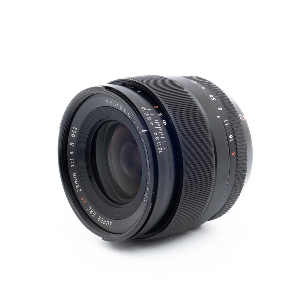 Fuji 23mm f14 R-2-4 Fujifilm Fujinon XF 23mm f/1.4 R - Käytetty - M