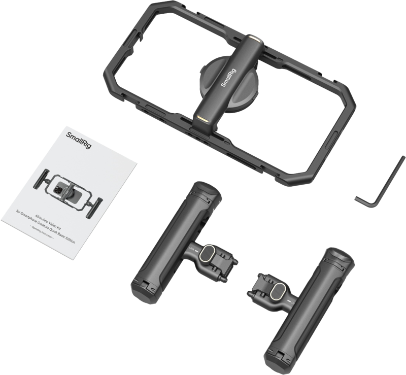 SmallRig_45977 SmallRig 4597 All-in-One Video Kit for Smartphone Creators Quick Basic Edition