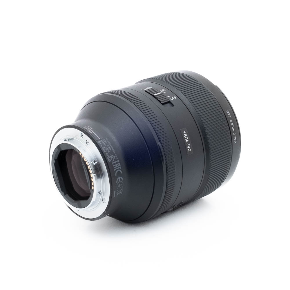 Sony 85mm f14 GM-1-3 Sony FE 85mm f/1.4 GM (Kunto K5, takuu 6kk) - Käytetty