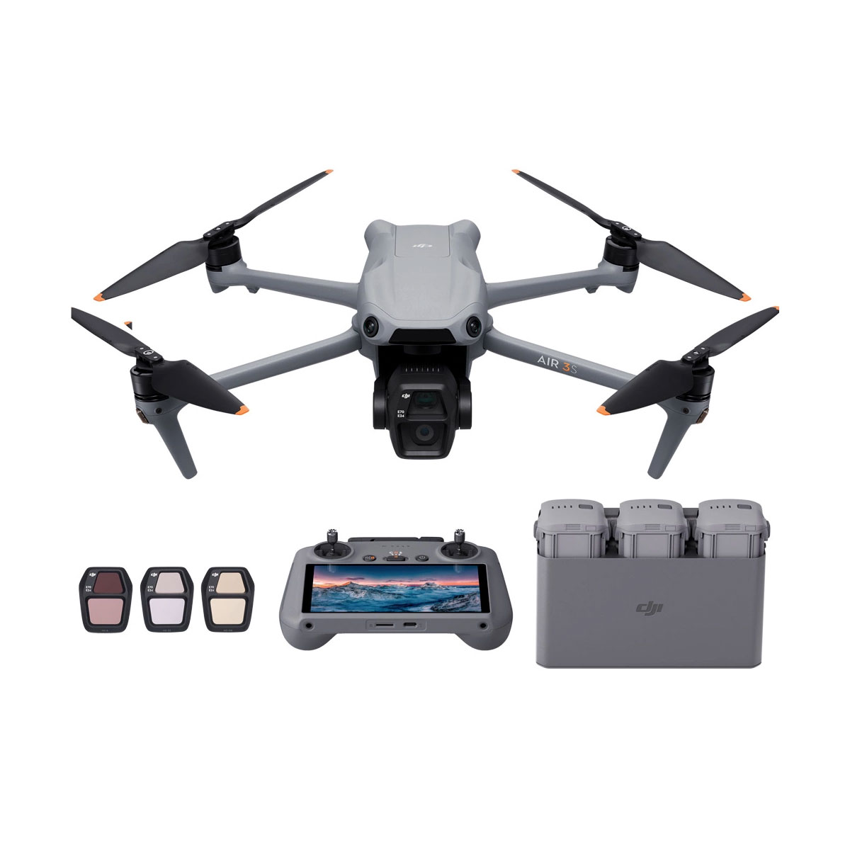 DJI Air 3S Drone with RC2 Fly More Combo -drone