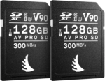 ANGELBIRD SD Match Pack for Canon AV Pro V90 Mk2 128GB | 2 Pack