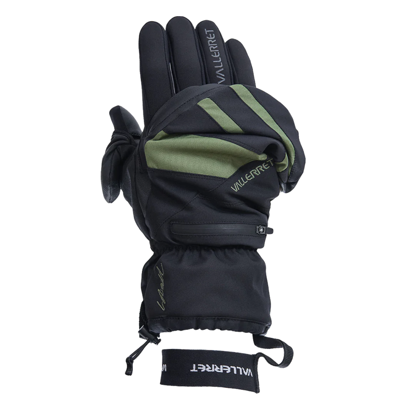 800q-02_121314 Vallerret Skadi Zipper Mitt LRS - Green Limited Edition M
