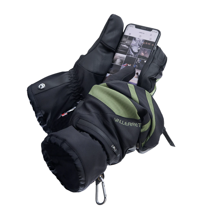800q-03_121314 Vallerret Skadi Zipper Mitt LRS - Green Limited Edition M