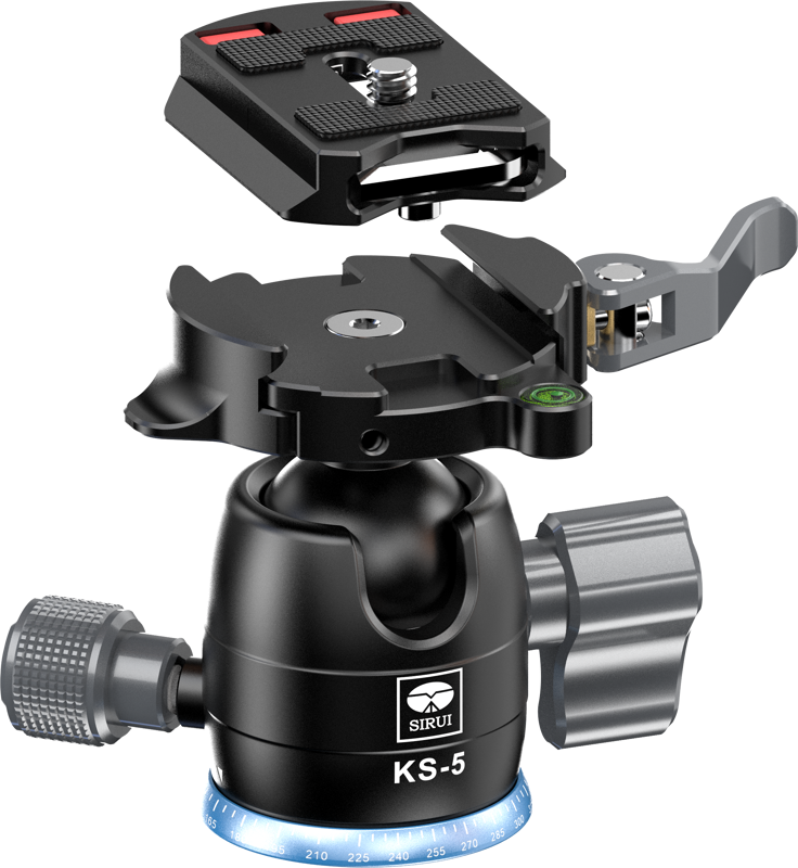 800q-05_127823 Sirui Ballhead Quick Release KS-5 -kuulapää
