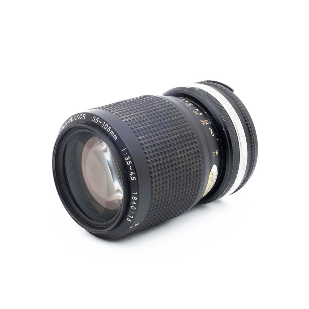 Nikkor 35-105mm f35-45-2 Nikon Zoom-Nikkor 35-105mm f/3.5-4.5 Ai-s - Käytetty