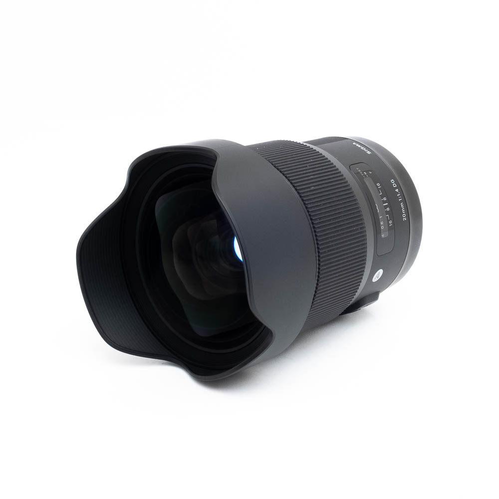 Sigma 20mm f14 DG Canon-2 Sigma Art 20mm f/1.4 DG Canon EF - Käytetty