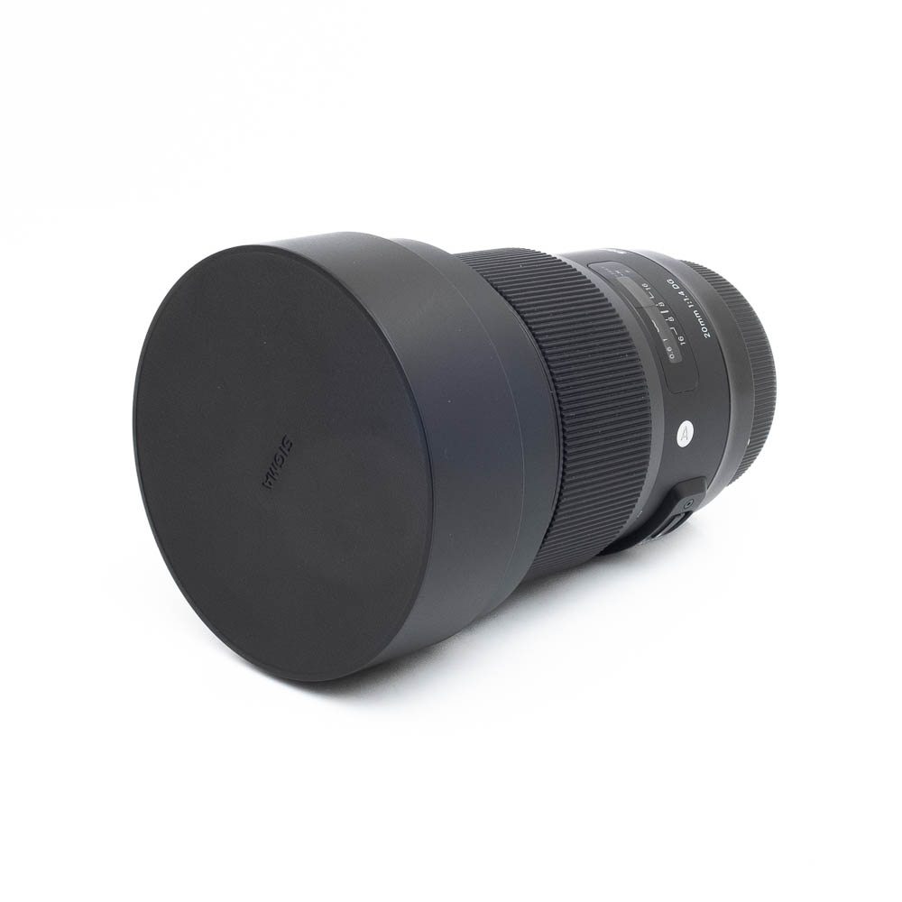 Sigma 20mm f14 DG Canon-3 Sigma Art 20mm f/1.4 DG Canon EF - Käytetty