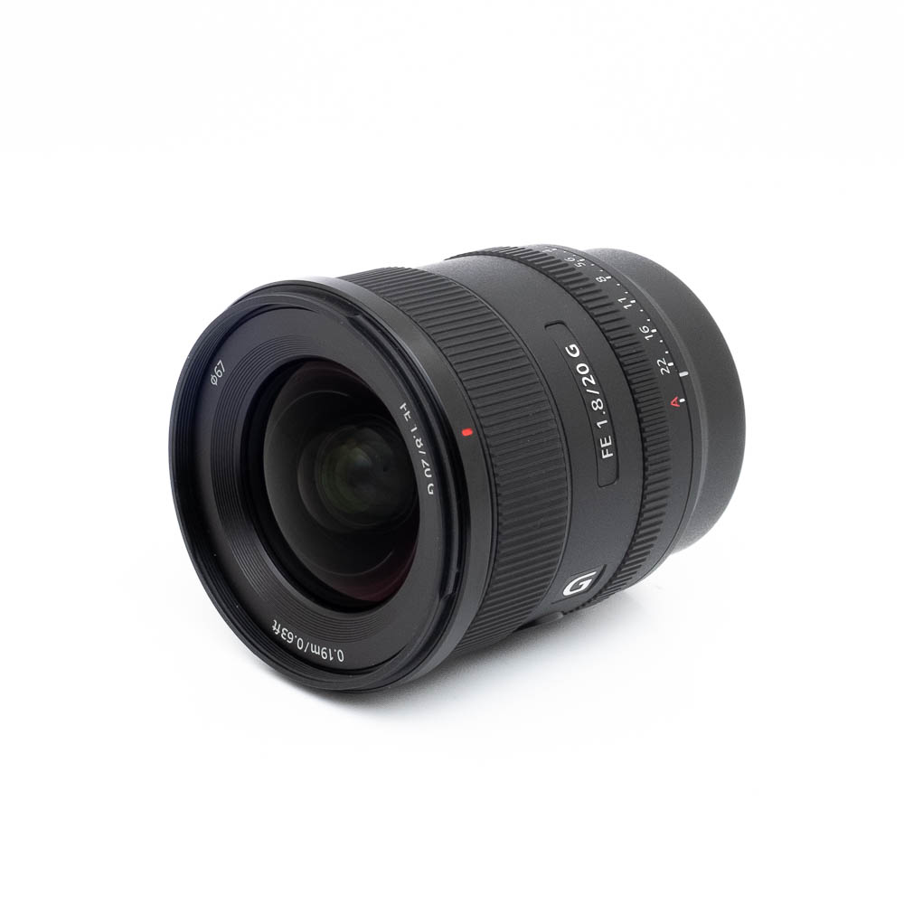 Sony 20mm f18 G-2-2 Sony FE 20mm f/1.8 G - Käytetty