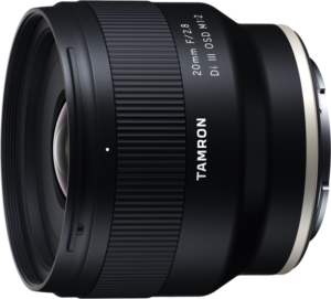Tamron 20mm f/2.8 Di III OSD M1:2 -objektiivi, Sony FE