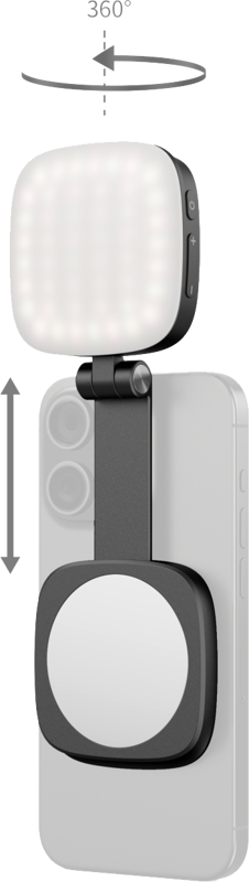 800q-05_130251 SmallRig 4656 Vibe P48 Detachable Mobile Phone LED Video Light (Black)