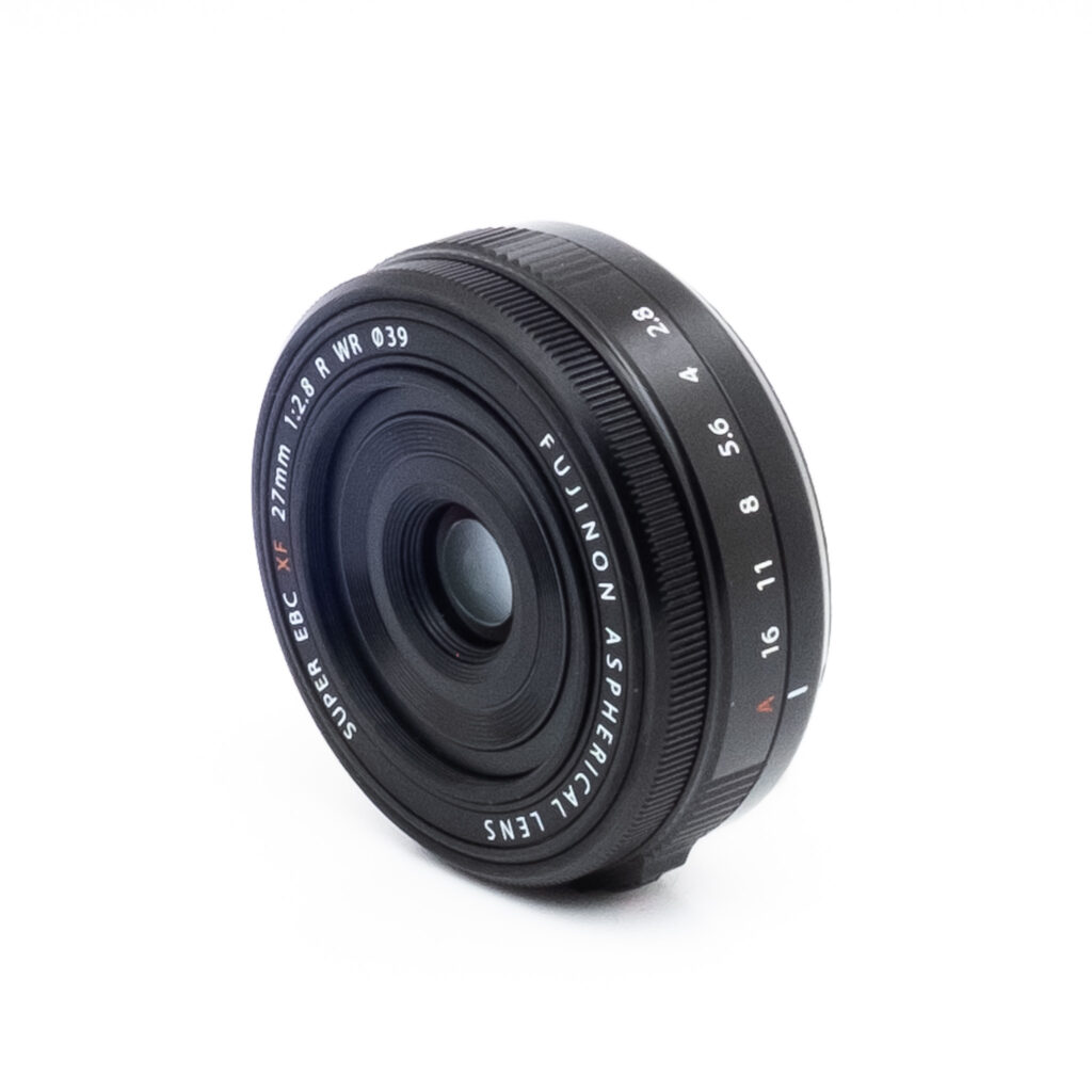 Fuji 27mm f28 R WR-2-2 Fujifilm Fujinon XF 27mm f/2.8 R WR (Kunto K5) - Käytetty