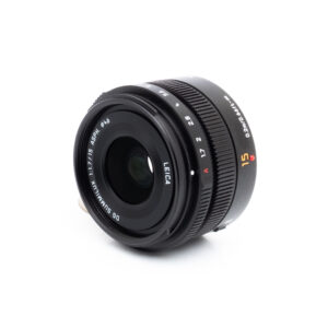 Lumix 15mm f17-2 Panasonic Leica DG Summilux 15mm f/1.7 (sis. ALV 25,5%, Kunto K5) - Käytetty