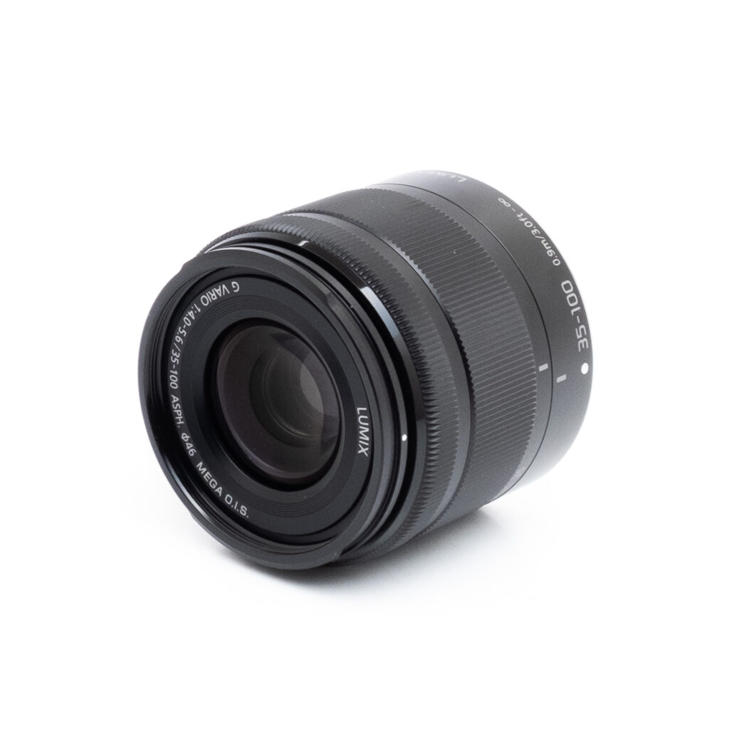Lumix 35-100mm f4-56-2 Panasonic Lumix G Vario 35-100mm f/4-5.6 ASPH MEGA O.I.S. (Kunto K5, sis. ALV 25,5%) - Käytetty