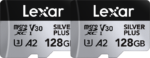 Lexar microSDXC Silver Plus 1066x 2x128GB -muistikorttisetti