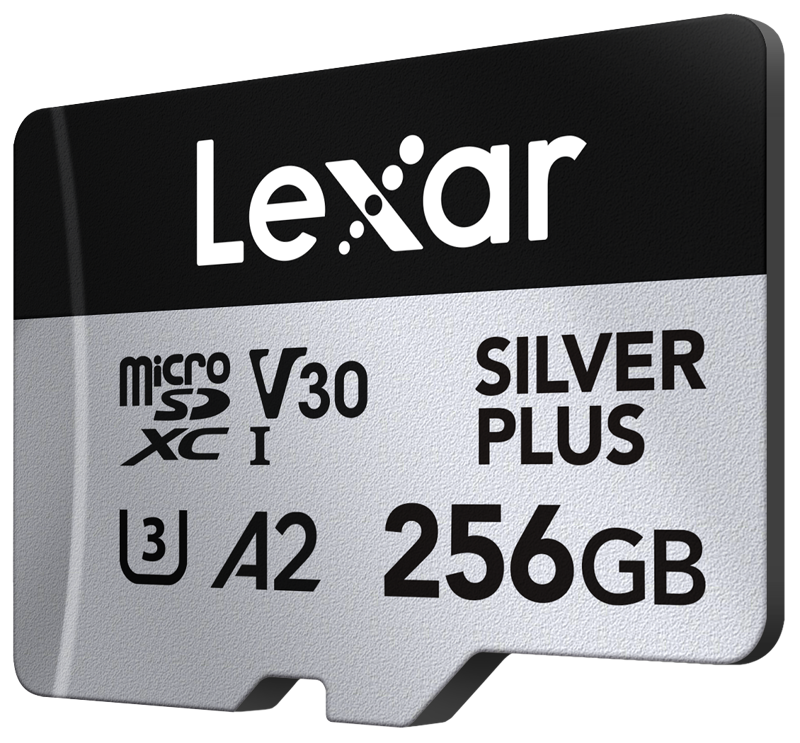 800q-02_128078 Lexar microSDXC Silver Plus 1066x 256GB memory card