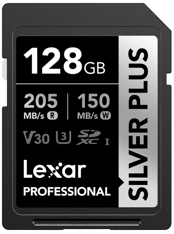 800q-02_128080 Lexar SDXC Professional SILVER Plus 1066x (V30) 128GB -muistikortti