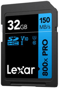 800q-02_128861 Lexar SDHC 800x Pro UHS-I card - 32GB -muistikortti