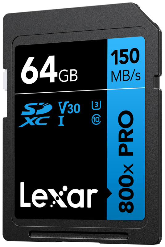 800q-02_128862 Lexar SDHC 800x Pro UHS-I card - 64GB -muistikortti