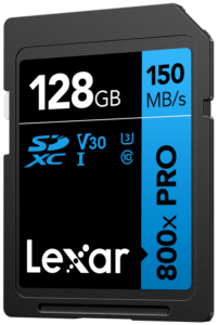 800q-02_128863 Lexar SDHC 800x Pro UHS-I card - 128GB -muistikortti