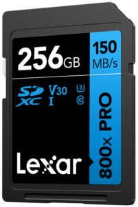 800q-02_128864 Lexar SDHC 800x Pro UHS-I card - 256GB -muistikortti
