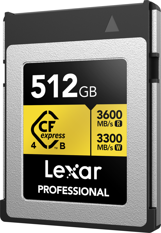 800q-02_130542 Lexar CFexpress 4.0 Pro Gold R3600/W3300 512GB -muistikortti