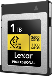 800q-02_130543 Lexar CFexpress 4.0 Pro Gold R3600/W3300 1TB -muistikortti