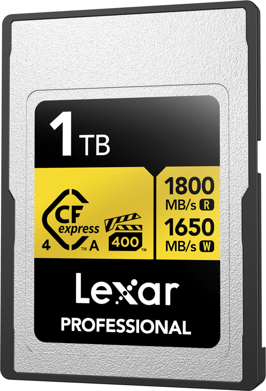 800q-02_130644 Lexar CFexpress 4.0 Pro Gold, VPG400, R1800/W1650 (Type A) 1TB -muistikortti