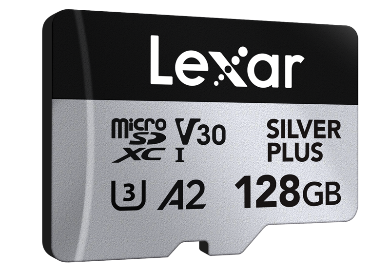 800q-03_128077 Lexar microSDXC Silver Plus 1066x 128GB memory card
